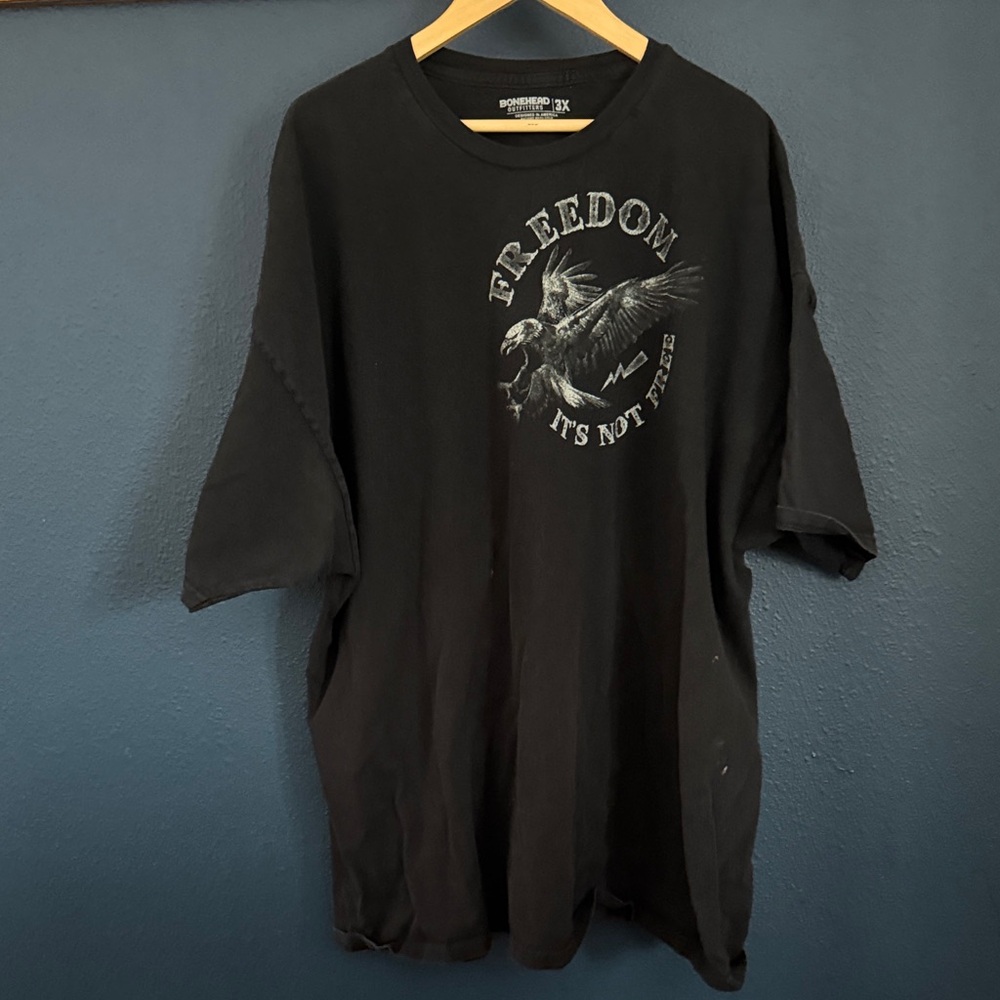 Freedom Graphic Black Men's T-Shirt